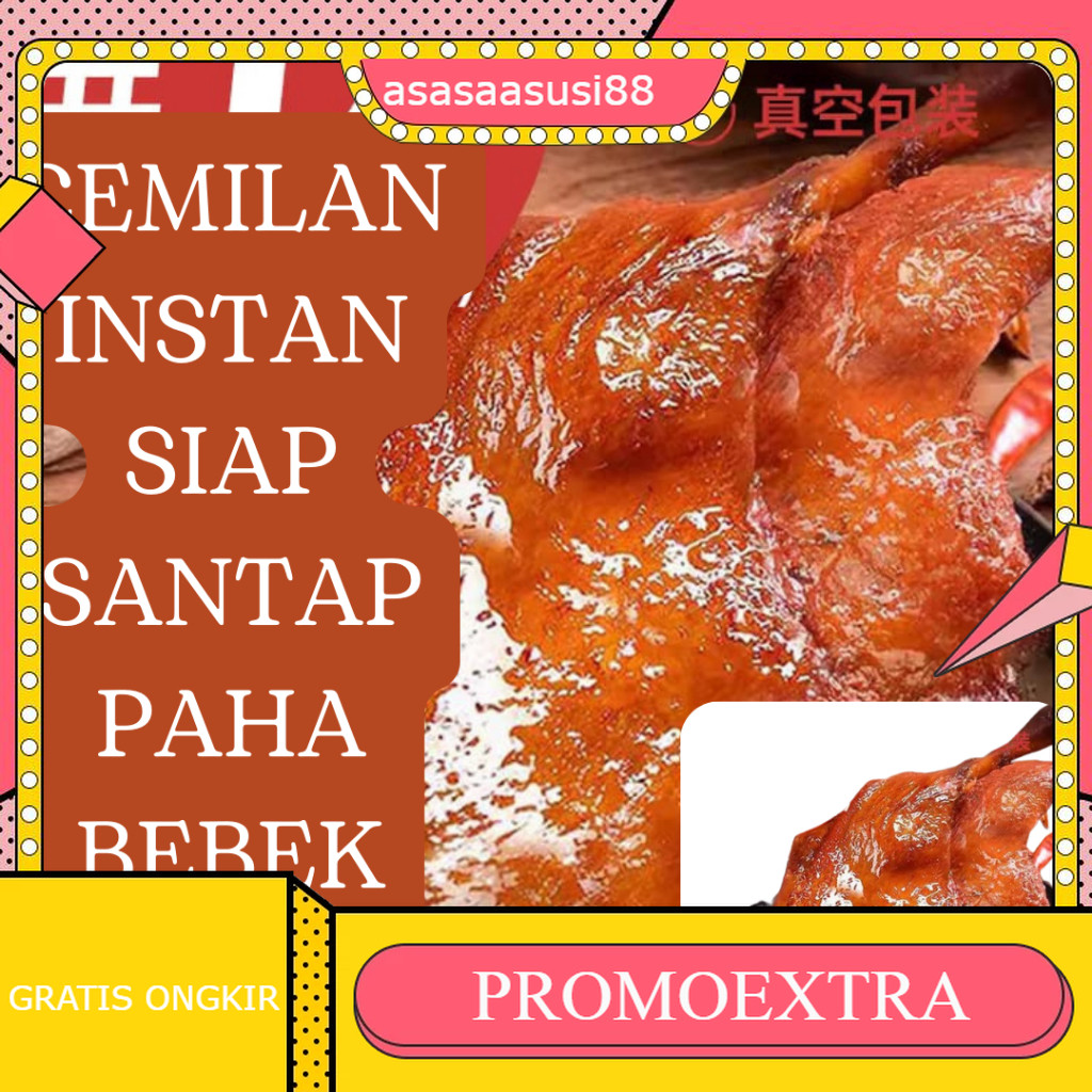 

Paha Bebek Panggang Siap Santap / Paha Bebek Panggang Siap Saji / Snack Cemilan Instan