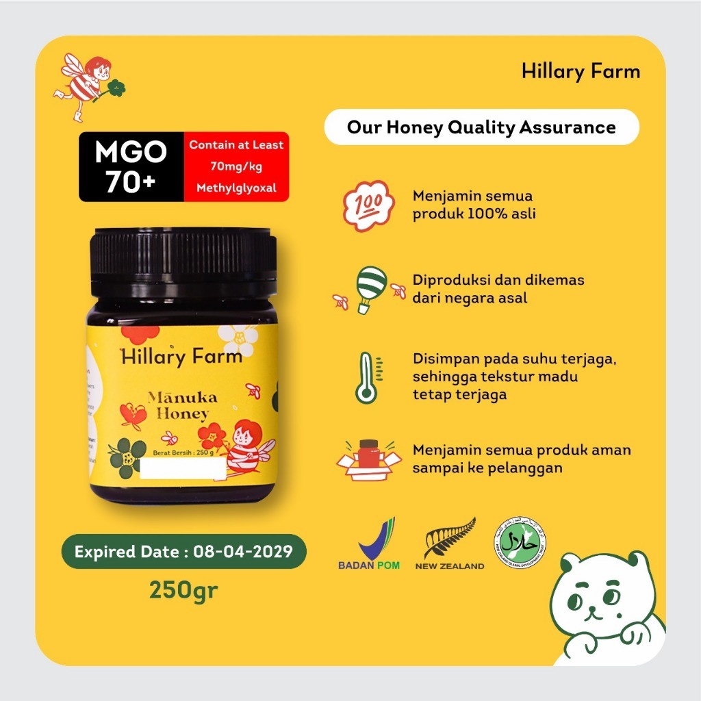 

Hillary Farm Manuka Honey 250gr