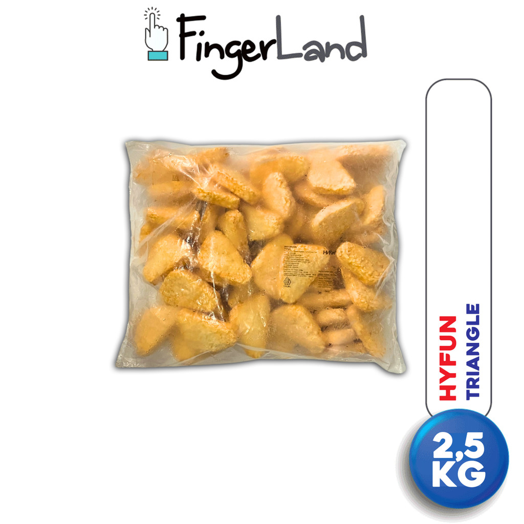 

HYFUN Hashbrown Triangle 2,5 Kg Kentang Goreng Segi Tiga