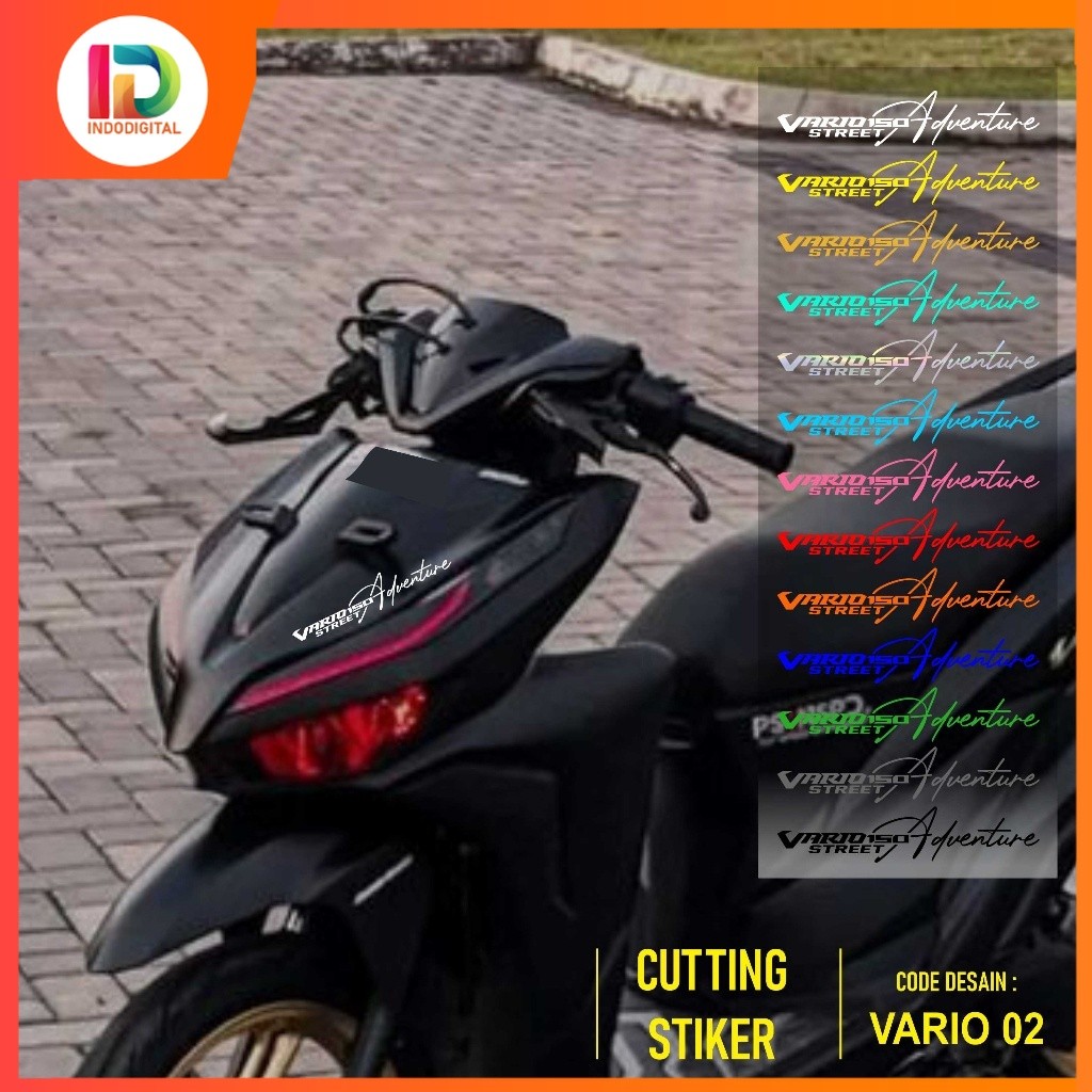 Cutting Stiker Variasi Motor Vario150 Street