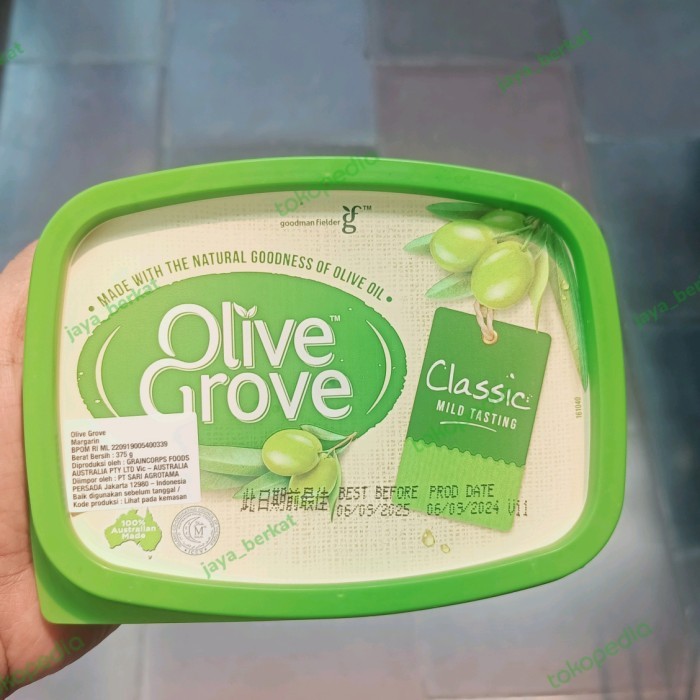 

olive grove spread classic mild tasting 375gr margarin
