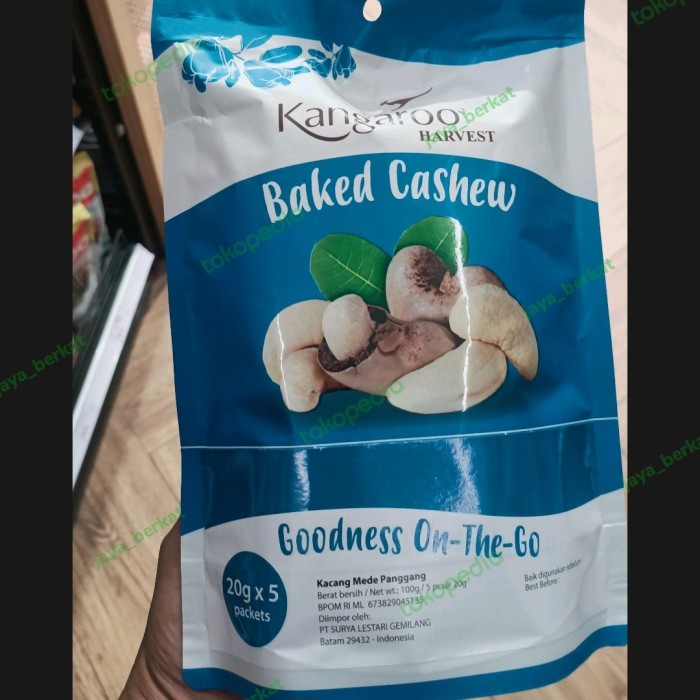 

kangaroo baket cashew 20x5's kacang mede panggang