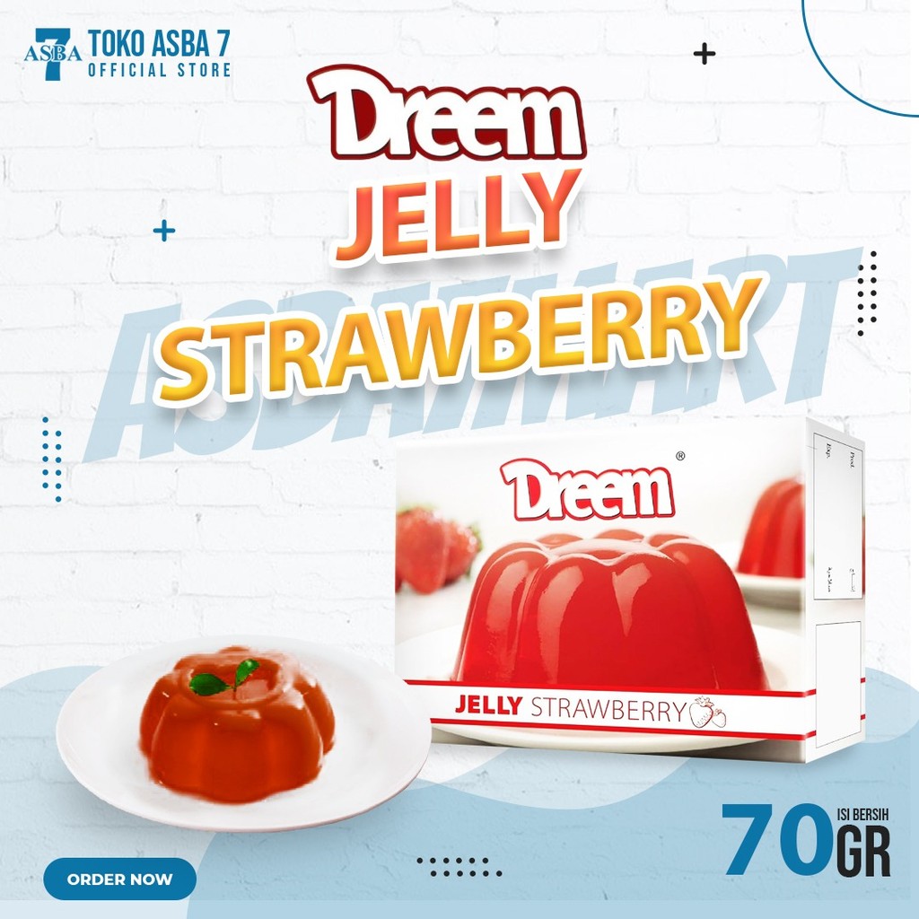 

DREEM JELLY STRAWBERRY 70GR