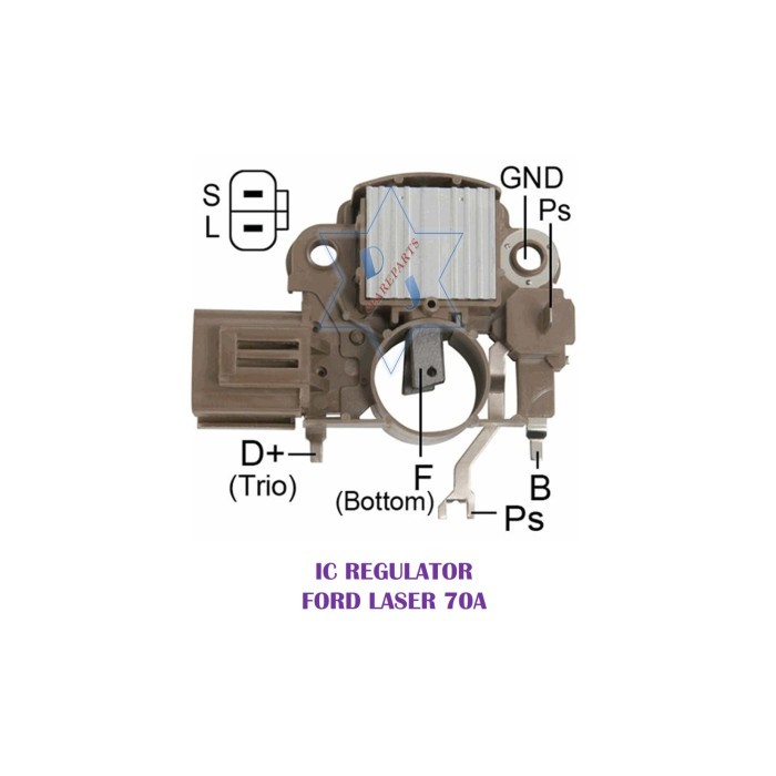 JUAL IC REGULATOR ALTERNATOR FORD LASER / TIMOR DOHC BEST SELLER