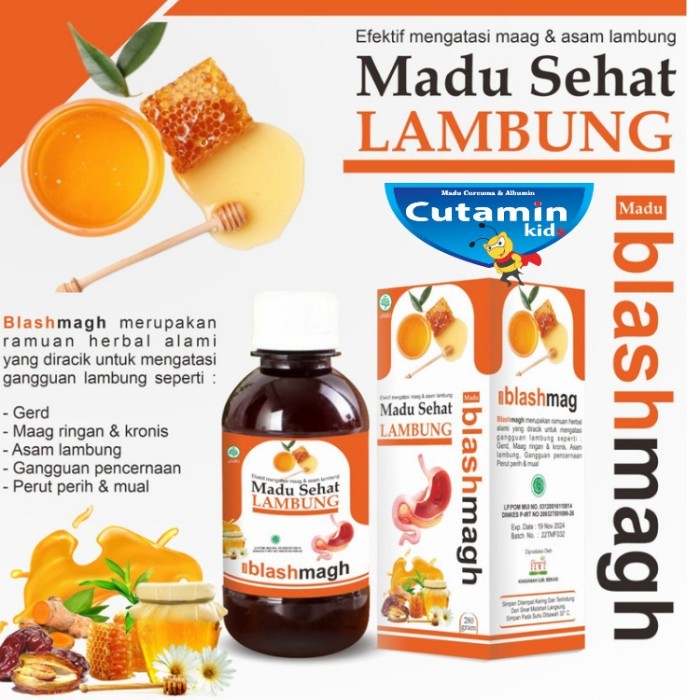 

Madu Maag/ sehat lambung Blashmagh 280gr Murah