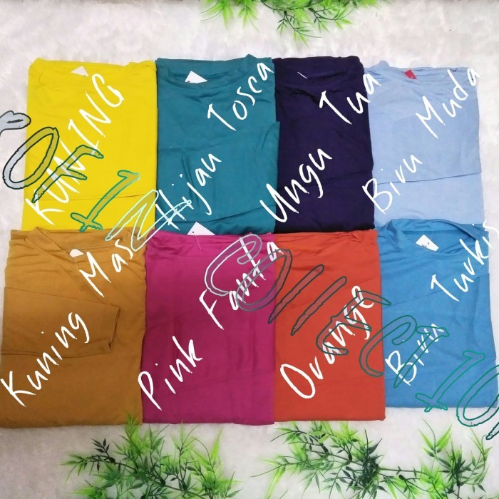 Manset Gamis Kaos Gamis Dalaman Baju - Hitam