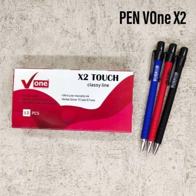 

[SG] BALLPOINT / BOLPOIN / PEN SEMI GEL MURAH VONE X2