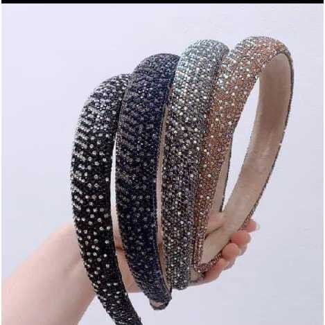 BANDO BANDANA KOREA FASHION / PREMIUM FULL PERMATA / MEWAH ELEGAN