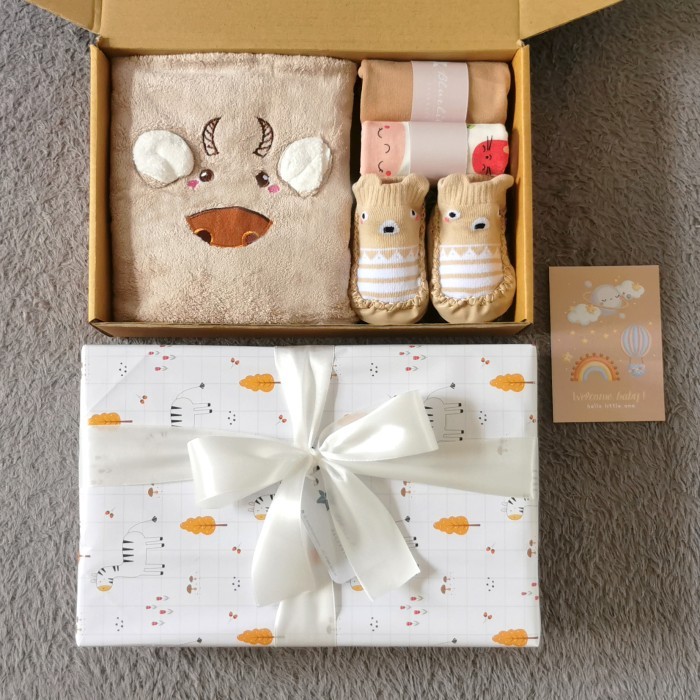 

[Best Seller] Hampers Bayi | Kado Lahiran | Hampers Newborn | Hampers Baby - Cokelat