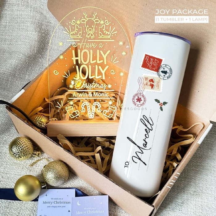 

[Best Seller] Christmas Hampers tumbler CUSTOM - kado natal - SINGLE Tumbler, Tumbler BREW(M)