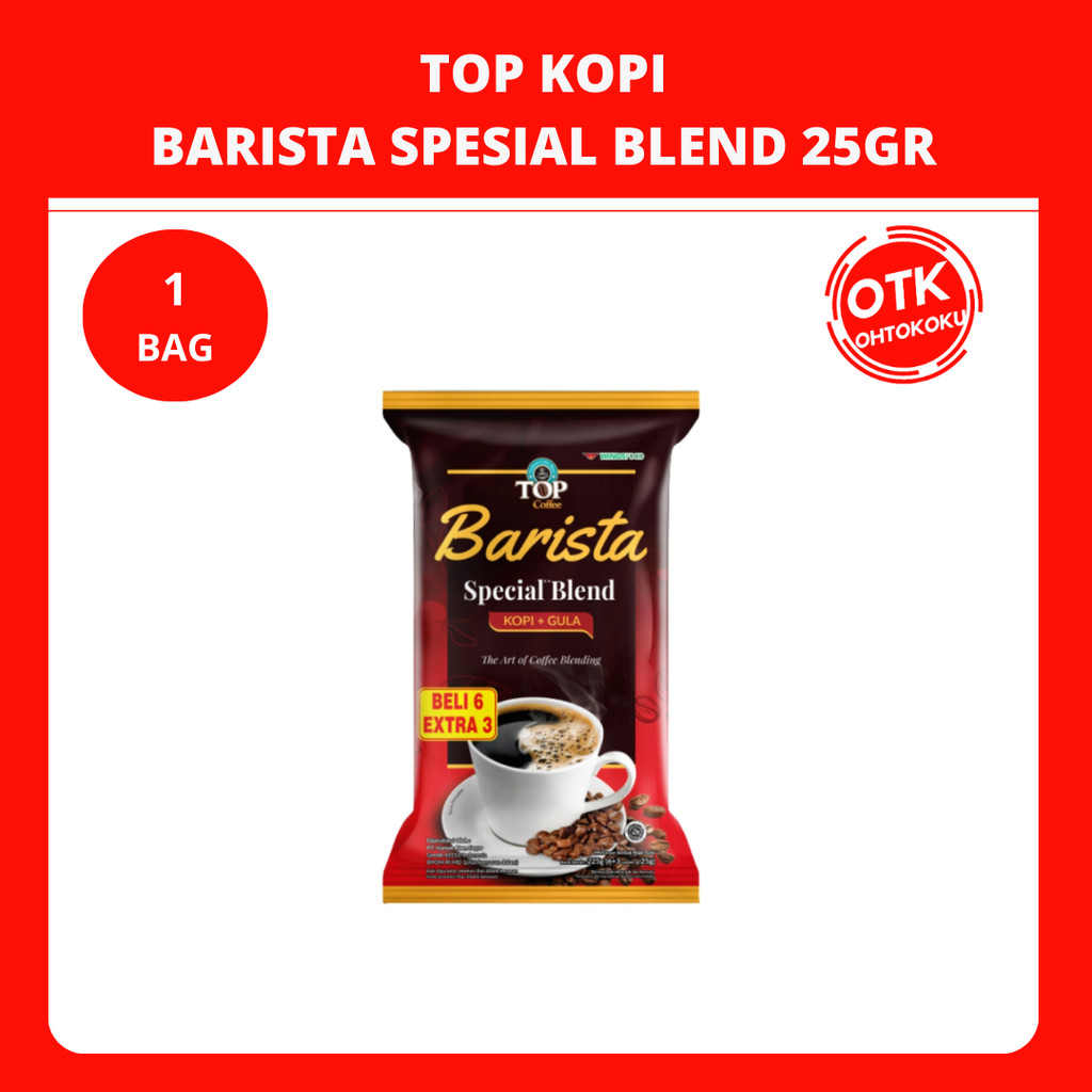

TOP KOPI BARISTA SPESIAL BLEND 25GR - 1 BAG