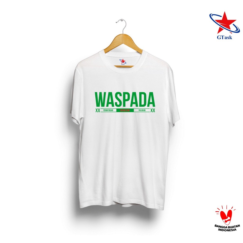 Kaos Distro Waspada Pacaran / Baju WASPADA Pacaran