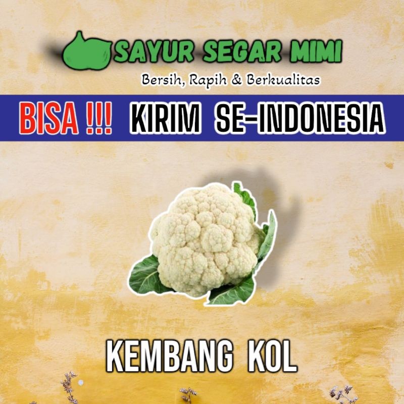 

Kembang Kol (200Gram-300Gram)- Sayur Palembang