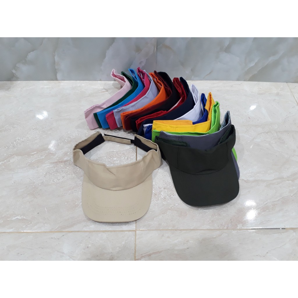 TOPI CADDY VISOR HAT GOLF SENAM ZUMBA OLAHRAGA TENIS POLOS PRIA WANITA DEWASA BISBOL CEWEK COWOK LAK