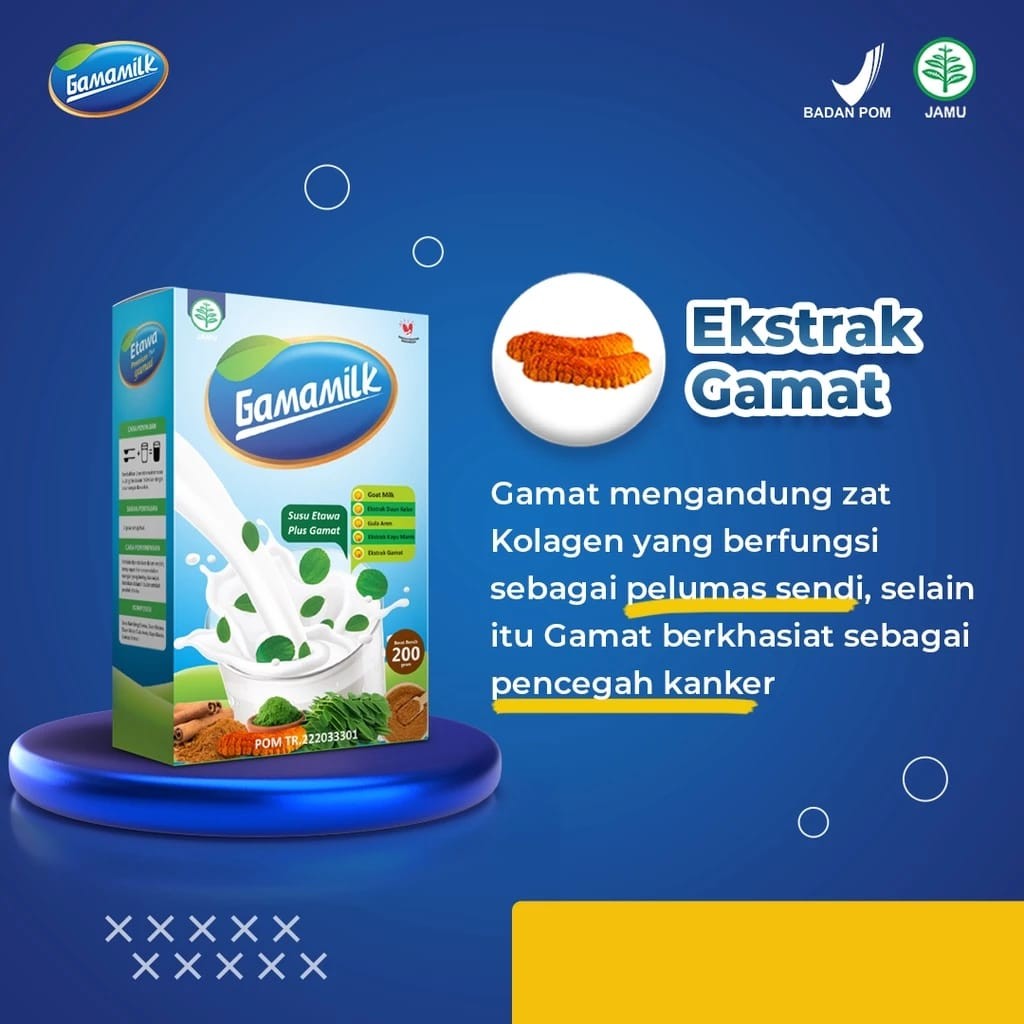 

NEW PROMO TERMURAH GAMAMILK Susu Solusi Atasi Nyeri Sendi dan Tulang Ori 200gr COD TERBARU