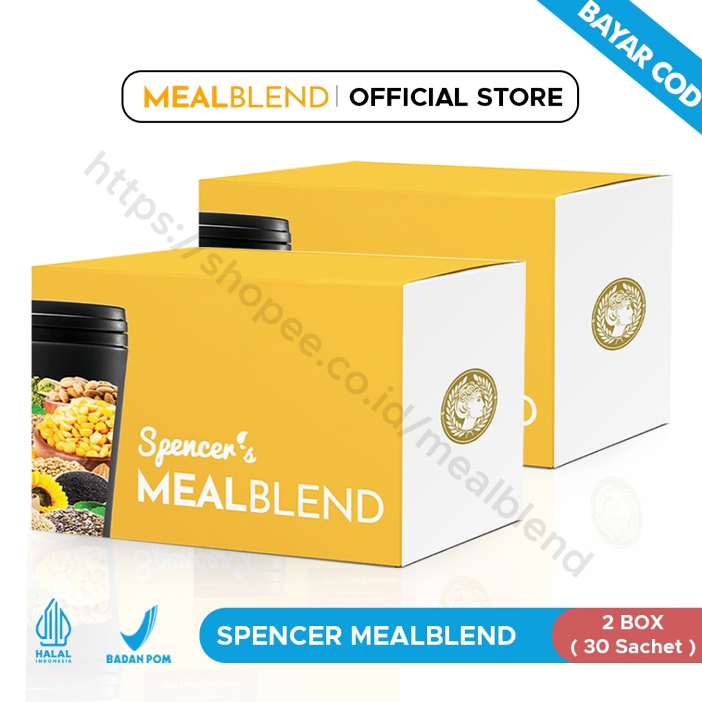 

PROMO BUNDLE 2 BOX Spencer's Mealblend Multigrain - Meal Replacement Solusi Langsing (30 Sachet)