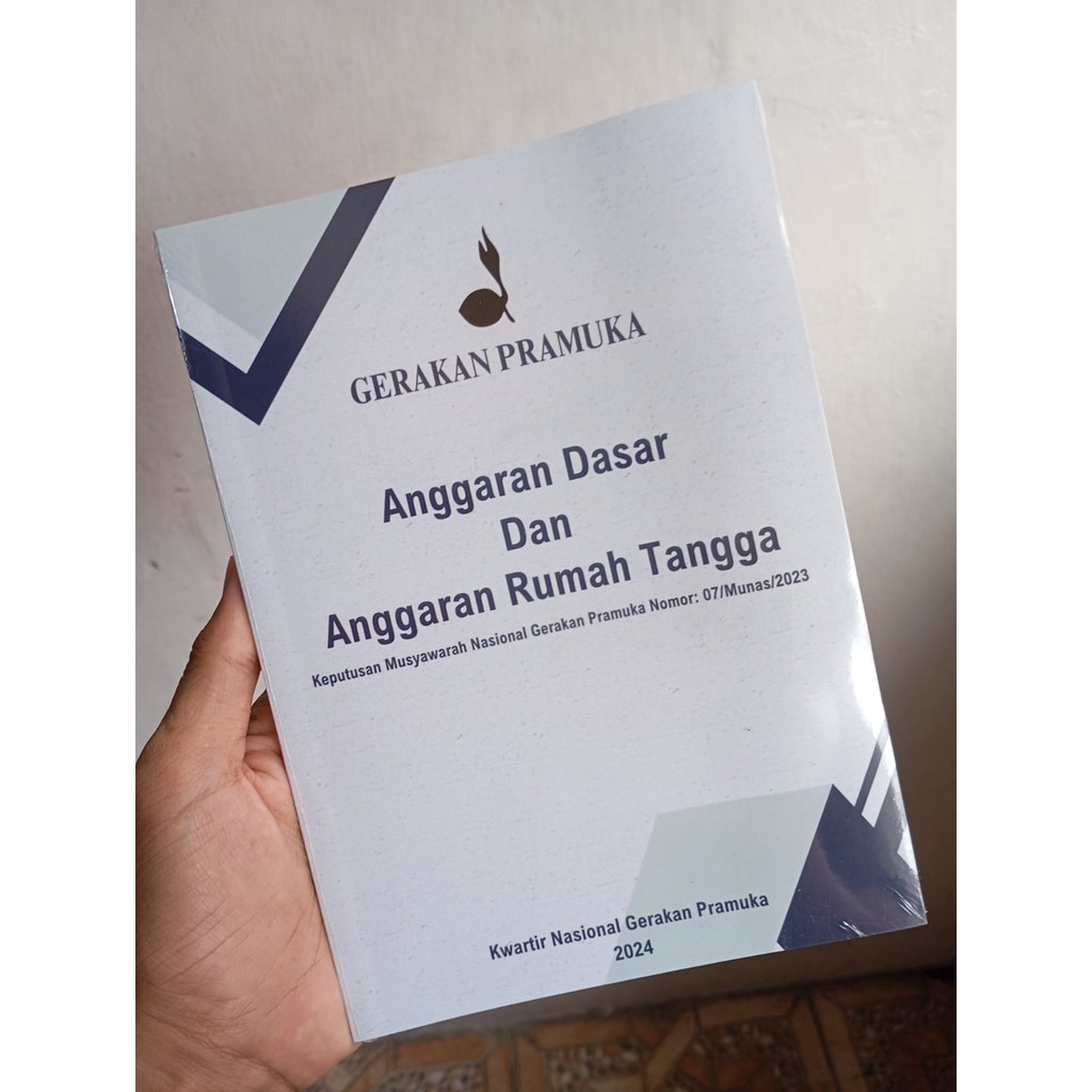 

BUKU AD ART GERAKAN PRAMUKA 2024 JunDW