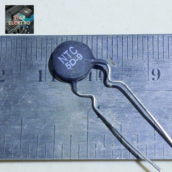 NTC 5D-9 NTC5D-9 NTC5D9 5D9 Thermistor Thermal Resistor 3A 9MM 5Ohm Termis Suhu Negatif Varistor