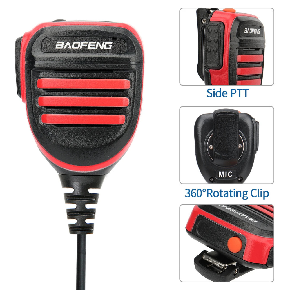 Baofeng UV-9R Plus Handheld Microphone Speaker MIC for BaoFeng UV-5K uv-9r plus UV-9R Pro GT-3WP UV-