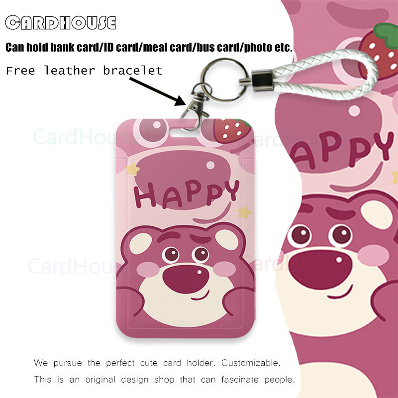 

( CardHouse ) ID CARD HOLDER Kartun Lotso Lucu LT78 Tempat Kartu Photocard Photo Card KARTUN