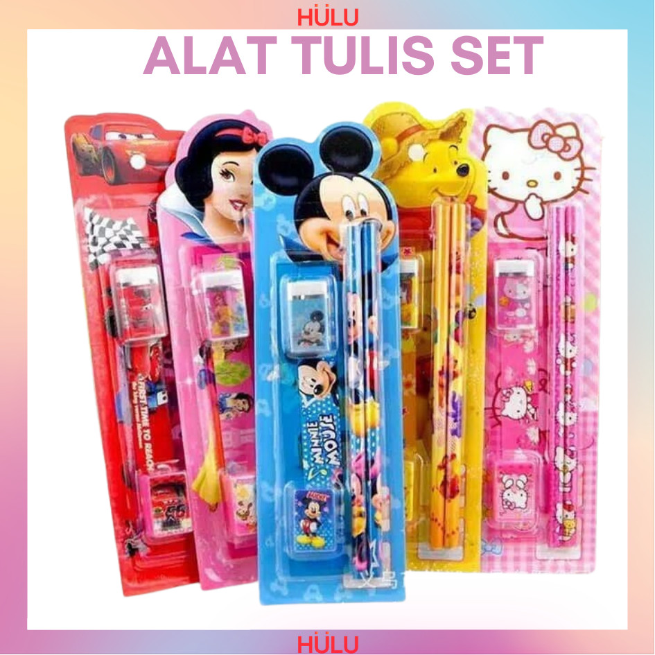 

Alat Tulis Set Mini Stationary Set Sekolah 5 In 1 Pensil Set Karakter 5in1 Kartun Lucu Murah Lengkap Murah