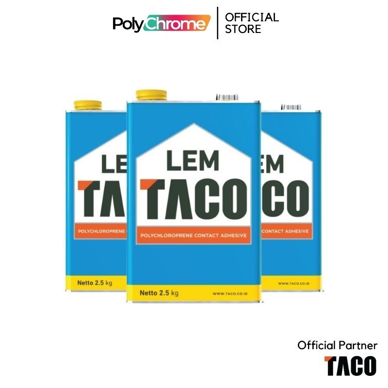 

RAJA888 Lem Kuning Taco 2,5 kg Vinyl Lantai HPL Wallpanel Panel Dinding Skirt Edge Edging Lis List Lem Fox Kuning 168 Kaleng 2 Liter