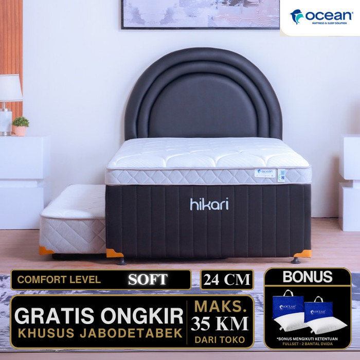 Kasur Springbed 2in1 2 in 1 Ocean Hikari Kasur Sorong 120x200 [FULLSET]