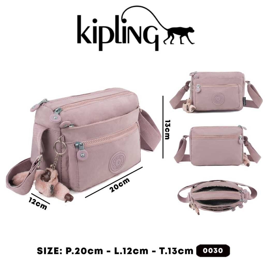 TAS WANITA SELEMPANG NYLON / TAS NYLON WATERPROOF KIPLING 0030