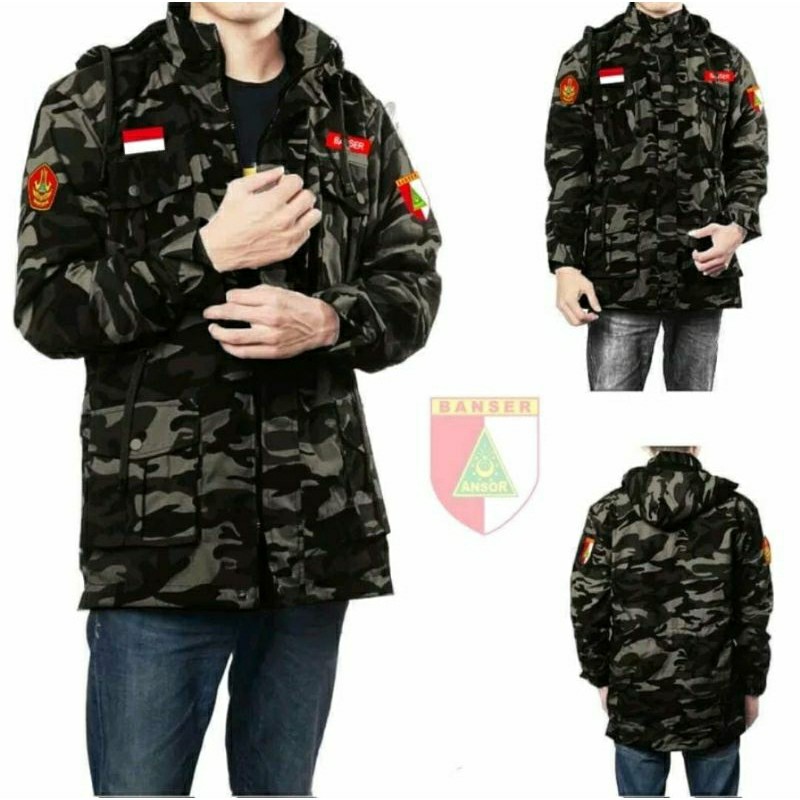 Parka loreng / parka tentara / jaket tentara / jaket loreng / parka kanvas / parka Korea army / park