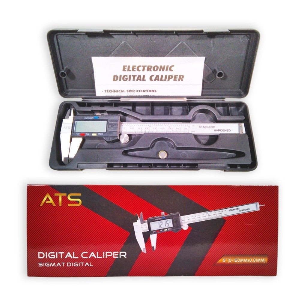 Digital Caliper 6" (150mm) / SIGMAT DIGITAL BODY BESI 6"