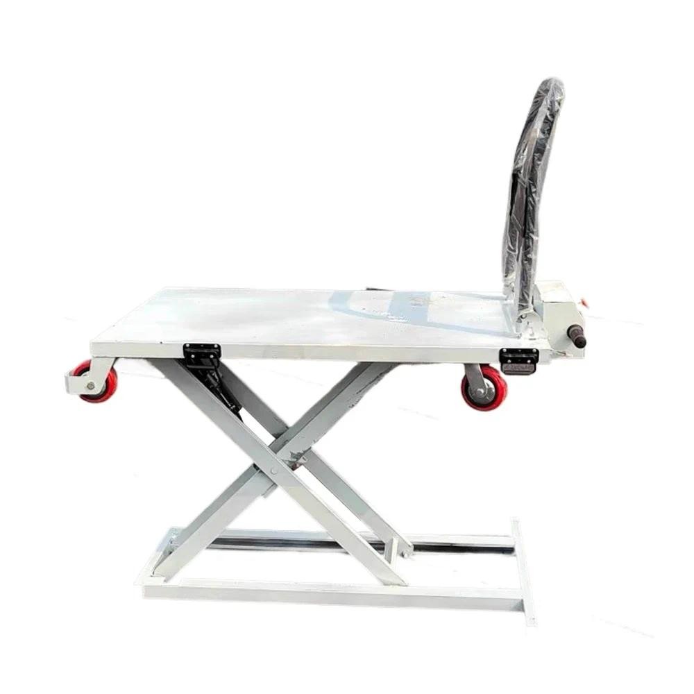Loading Cart Portable Scissor Hoist Electric Lifting Platform Trolly for Carry Cargo