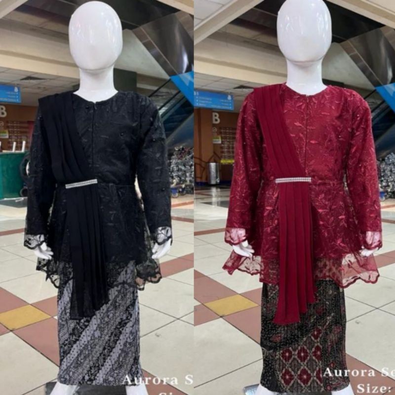 Set Kebaya Modern Baju Kondangan Anak Perempuan Atasan Kebaya SD SMP Umur 4 sampai 12 tahun Set Keba