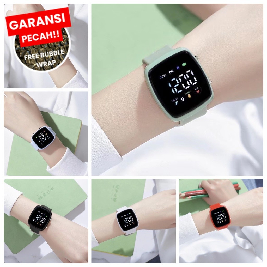 Jam Tangan Digital Sport Wanita Pria | Jam Tangan Fashion Digital | Watch LED Fashion Import
