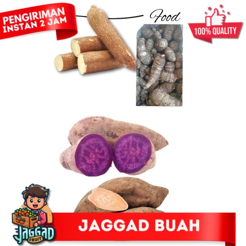 

INSTAN Pohong Ubi Ungu Telo Ungu Manis Orange Kimpul 1kg