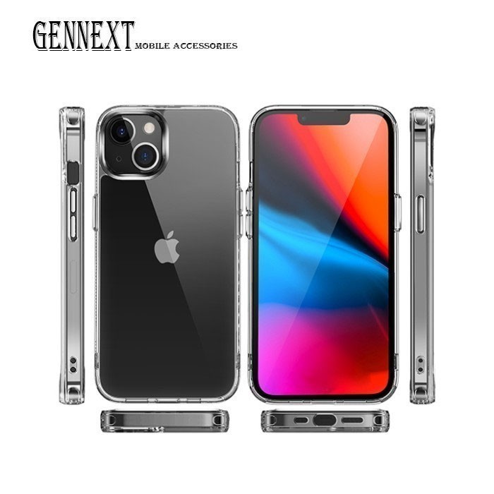 [New]Promo GENNEXT PREMIUM CRYSTAL CASE CLEAR iPhone 13 13PRO 13PROMAX PRO MAX - IP 13PRO