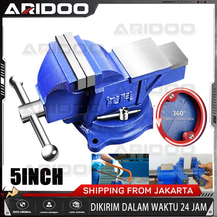 Catok Clamp 5'' / catok paron / Ragum Klem / Catok Meja / Bench Vise / Ragum Tanggem  Alat Jepit Ser