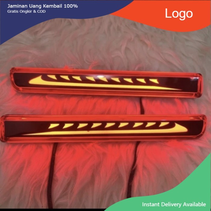 Lampu bemper bumper belakang reflektor mata kucing agya rush lama 1set Tasya_Variasi_Mobil