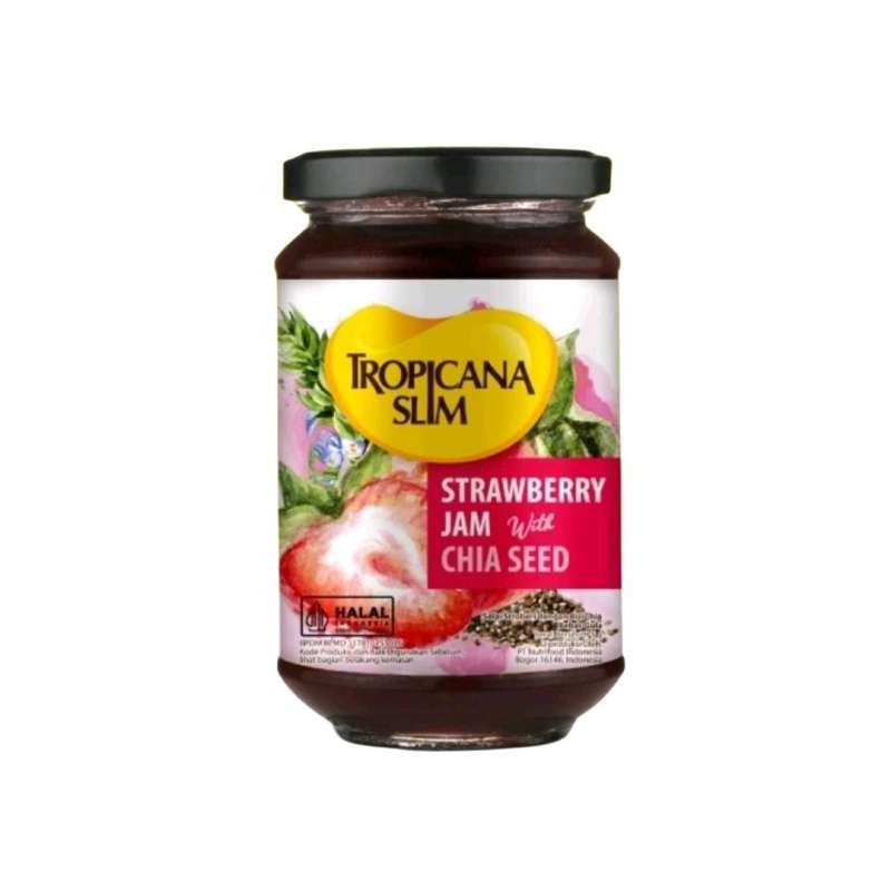 

Tropicana Slim Strawberry Jam Selai Tanpa Gula 375 gr
