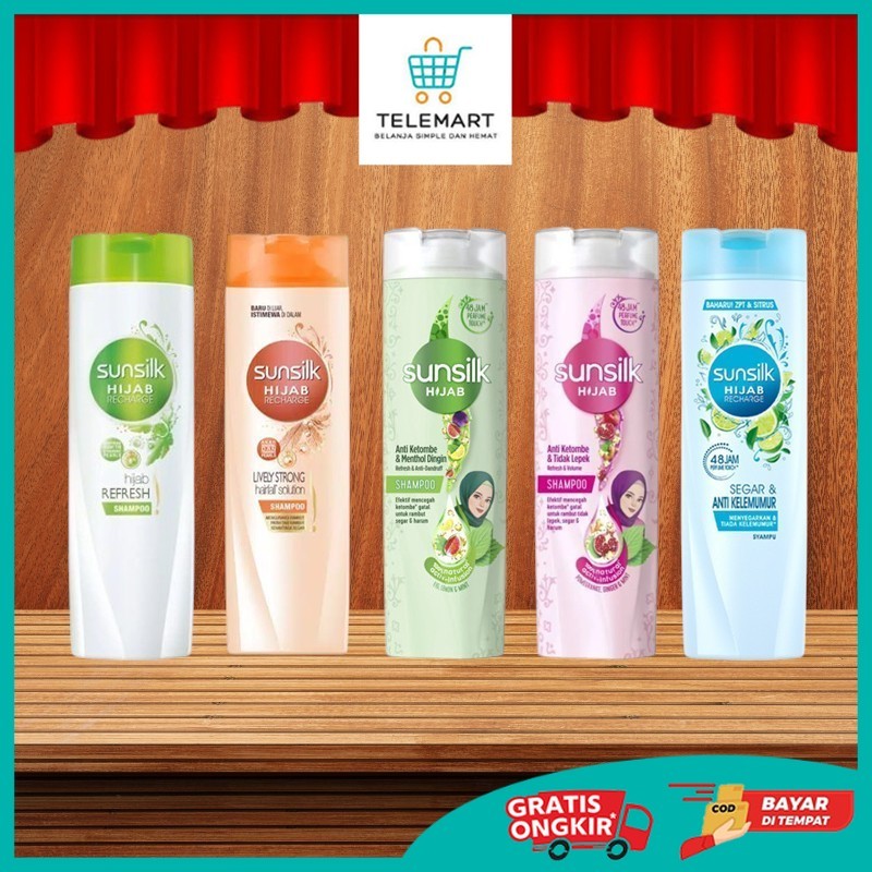 SUNSILK HIJAB SHAMPOO 300ML TELEMART
