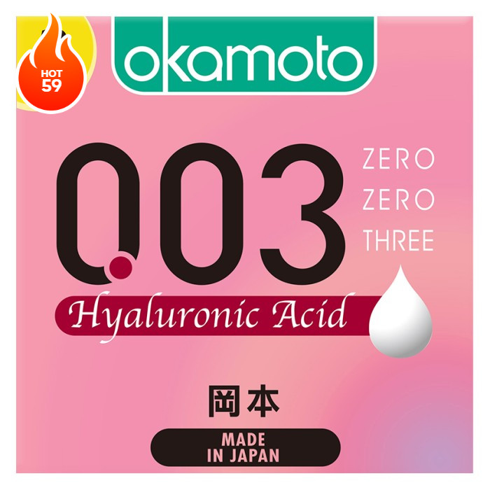 Kondom Jepang Premium Anti Bocor Okamoto Sagami - Ok. Hya Acid 3
