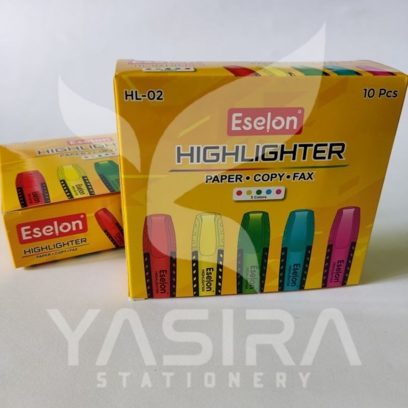 

10 PCS Satu Pack Highlighter Eselon