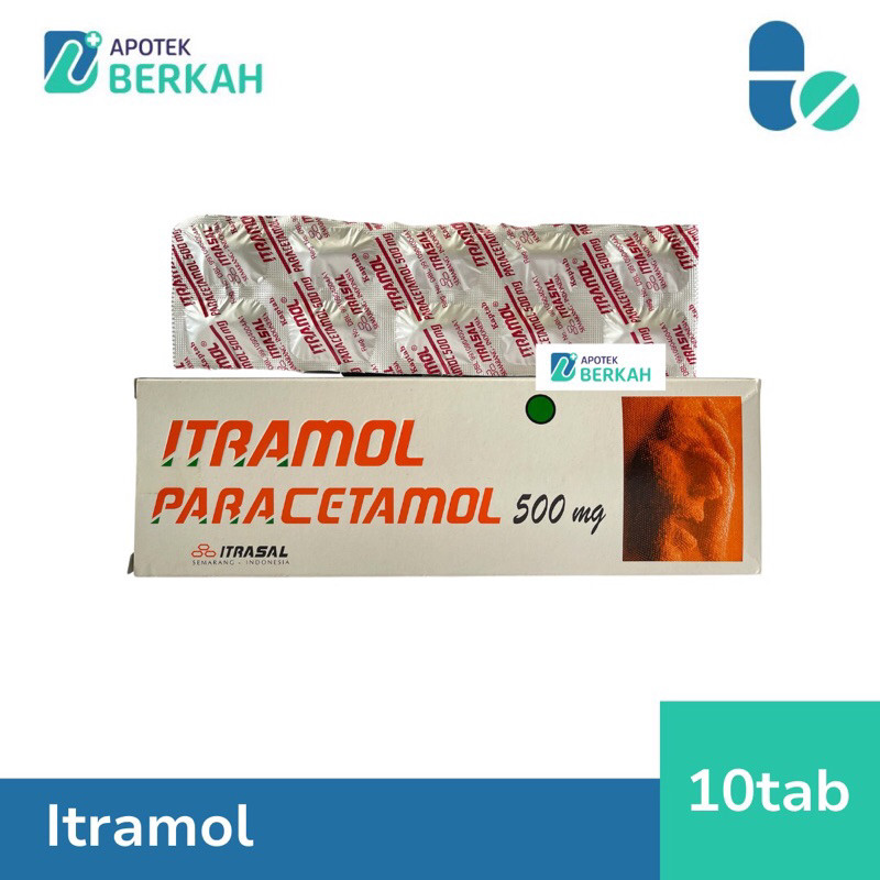 Itramol Tablet Obat Pereda Demam dan Nyeri - 10 Kaplet