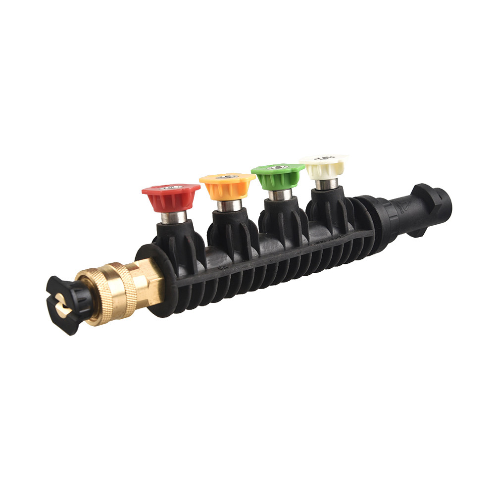 Car Washer Metal Jet Water Short  Lance Wand Nozzle for Karcher K Series Pressure Washer with 5 Quic