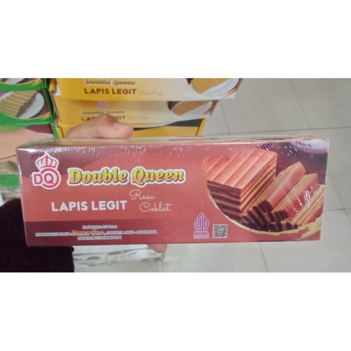 

New Item DOUBLE QUEEN LAPIS LEGIT COKELAT 410G