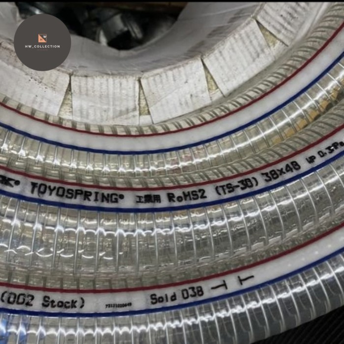 Spring Hose Toyox - selang plastik kawat TOYOX SPRING uk 1,5 inch