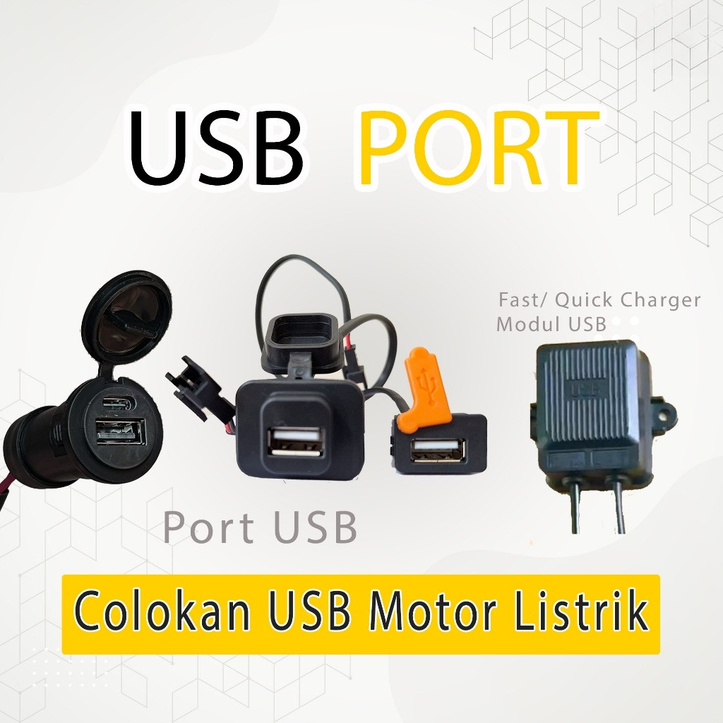 USB Port charging Motor Listrik
