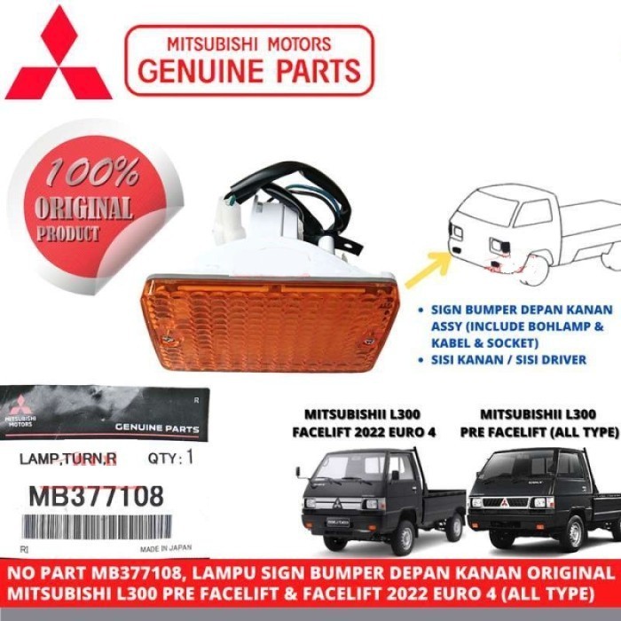 lampu sen bemper depan l300 original highquality