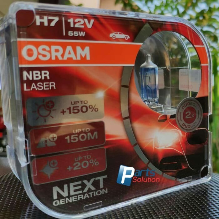 NDpart Bohlam Lampu Versys Ninja 250 - Bajaj Pulsar 220F - R25 OSRAM H7 NBR