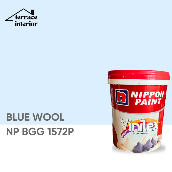 Cat Tembok Vinilex 5000 Interior & Exterior Biru 5 Kg - BLUE WOOL