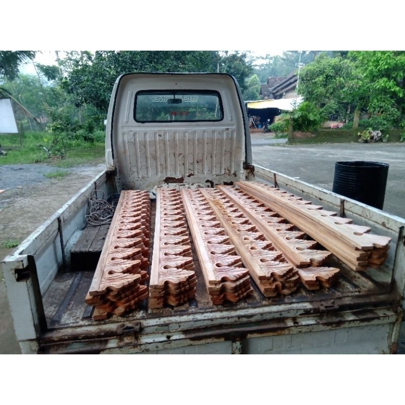 Lisplang Kayu Lisplang Ukir Boven Dekorasi Rumah Ukir Loster Ornamen Dinding joglo SHP8051